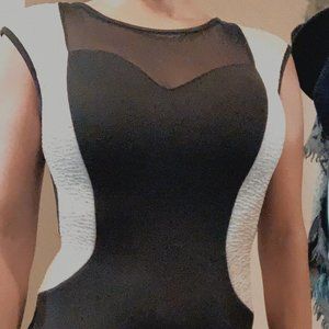 Black and Gold Dress